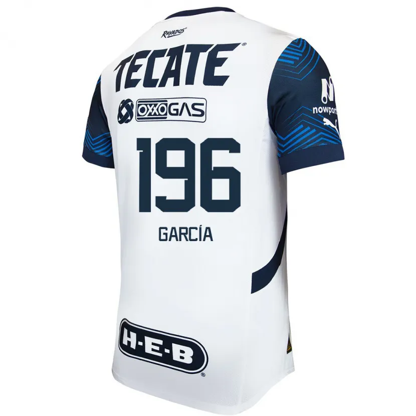 Danxen Kinder Diego García #196 Weiß Blau Auswärtstrikot Trikot 2024/25 T-Shirt Österreich