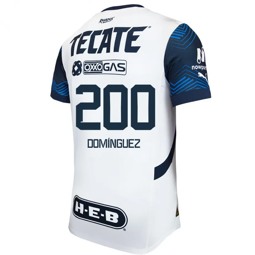 Danxen Kinder Joel Domínguez #200 Weiß Blau Auswärtstrikot Trikot 2024/25 T-Shirt Österreich