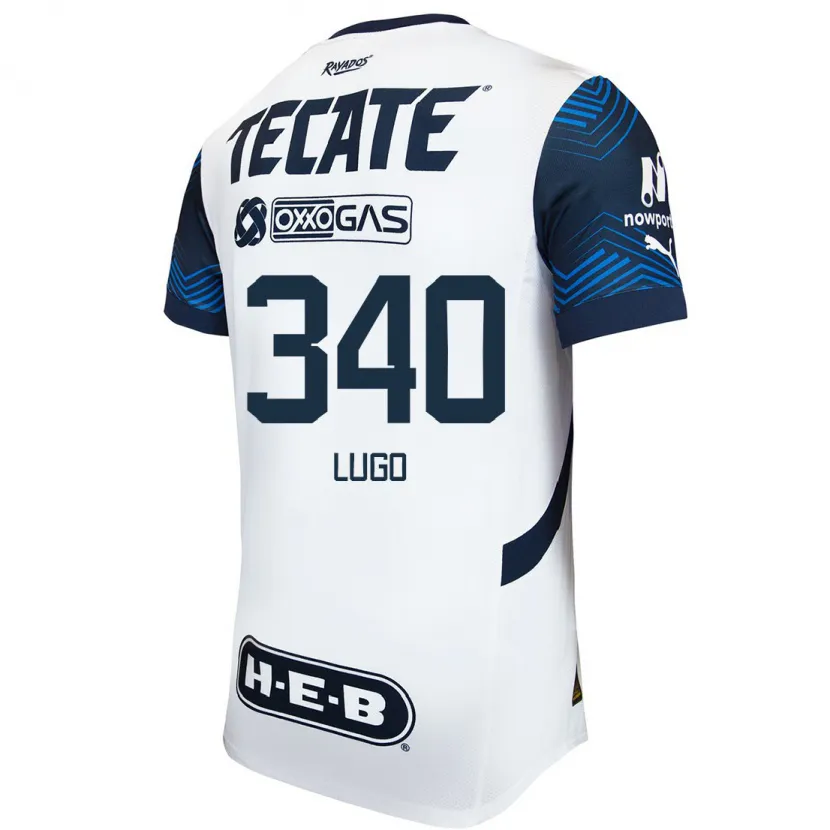 Danxen Kinder Edy Lugo #340 Weiß Blau Auswärtstrikot Trikot 2024/25 T-Shirt Österreich