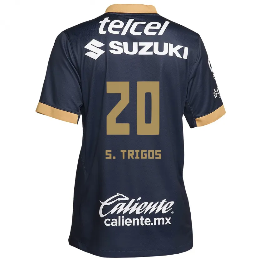 Danxen Kinder Santiago Trigos #20 Obsidian Gold Weiß Auswärtstrikot Trikot 2024/25 T-Shirt Österreich