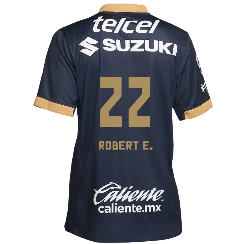 Danxen Kinder Robert Ergas #22 Obsidian Gold Weiß Auswärtstrikot Trikot 2024/25 T-Shirt Österreich