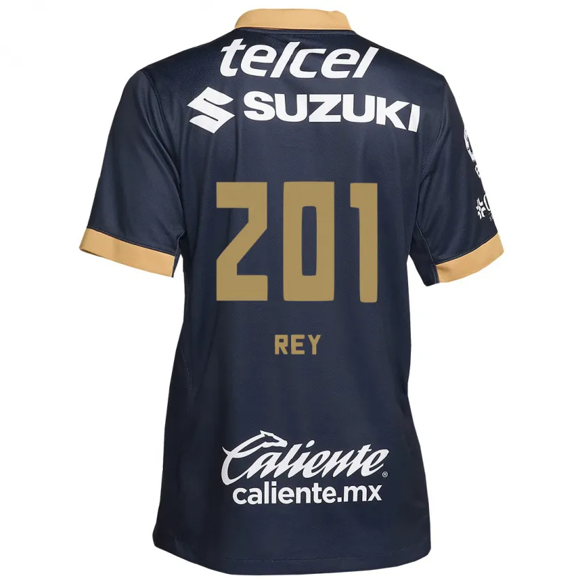 Danxen Kinder Santiago Rey #201 Obsidian Gold Weiß Auswärtstrikot Trikot 2024/25 T-Shirt Österreich
