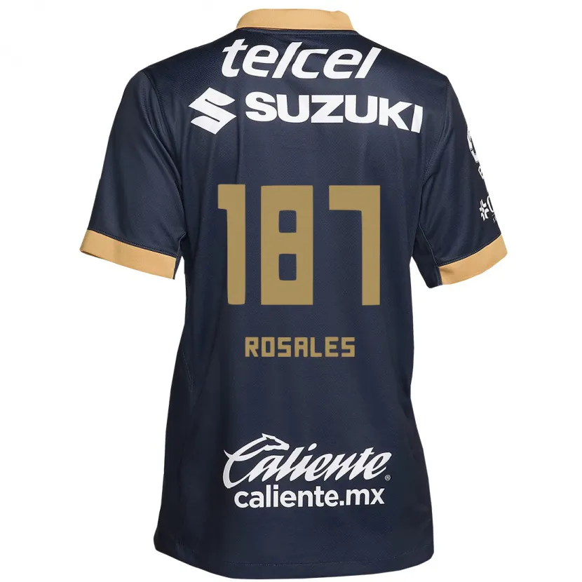 Danxen Kinder Alonso Rosales #187 Obsidian Gold Weiß Auswärtstrikot Trikot 2024/25 T-Shirt Österreich