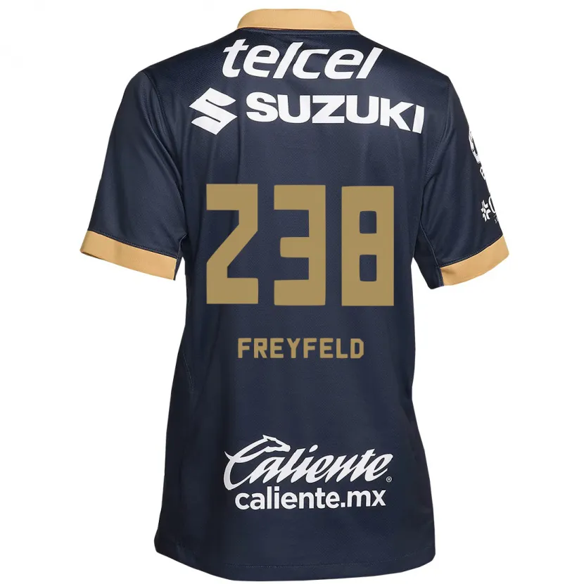 Danxen Kinder Julián Freyfeld #238 Obsidian Gold Weiß Auswärtstrikot Trikot 2024/25 T-Shirt Österreich