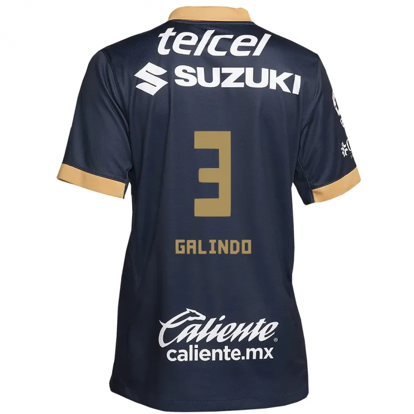 Danxen Kinder Ricardo Galindo #3 Obsidian Gold Weiß Auswärtstrikot Trikot 2024/25 T-Shirt Österreich