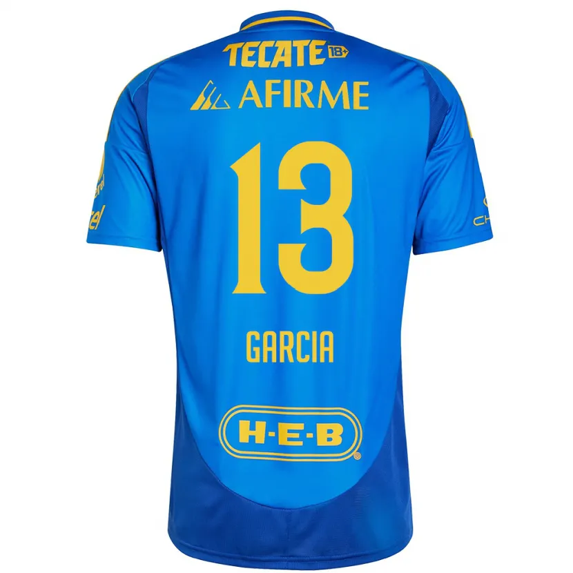 Danxen Kinder Miriam Garcia #13 Blau Gelb Auswärtstrikot Trikot 2024/25 T-Shirt Österreich