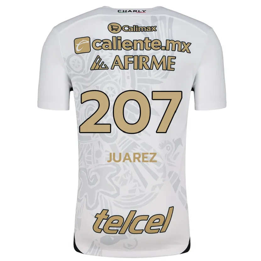 Danxen Kinder José Juárez #207 Weiß Schwarz Auswärtstrikot Trikot 2024/25 T-Shirt Österreich