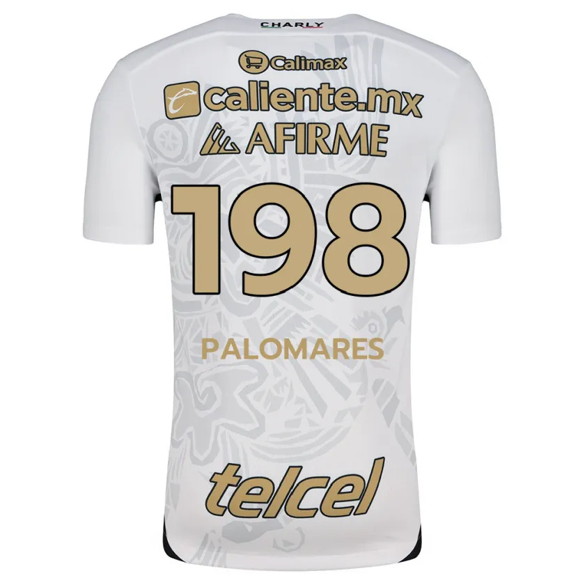 Danxen Kinder Ramón Palomares #198 Weiß Schwarz Auswärtstrikot Trikot 2024/25 T-Shirt Österreich