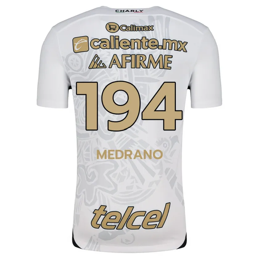 Danxen Kinder Luis Medrano #194 Weiß Schwarz Auswärtstrikot Trikot 2024/25 T-Shirt Österreich