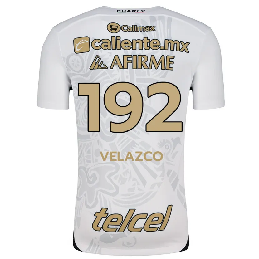 Danxen Kinder Emiliano Velazco #192 Weiß Schwarz Auswärtstrikot Trikot 2024/25 T-Shirt Österreich
