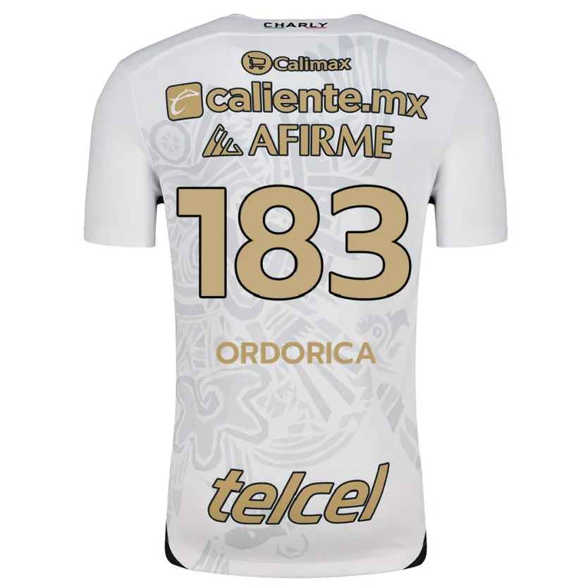 Danxen Kinder Brandon Ordorica #183 Weiß Schwarz Auswärtstrikot Trikot 2024/25 T-Shirt Österreich