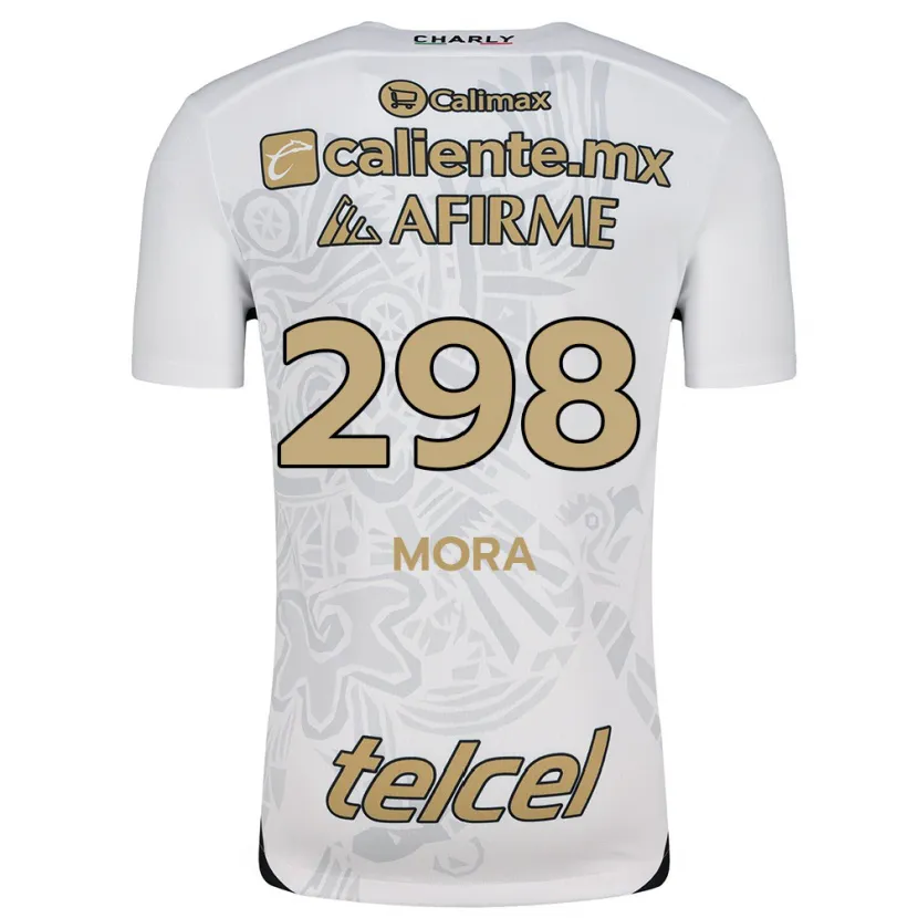 Danxen Kinder Gilberto Mora #298 Weiß Schwarz Auswärtstrikot Trikot 2024/25 T-Shirt Österreich