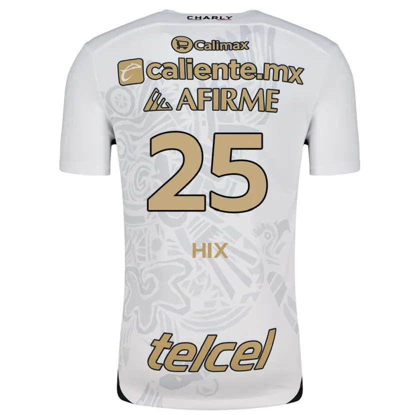 Danxen Kinder Angelina Hix #25 Weiß Schwarz Auswärtstrikot Trikot 2024/25 T-Shirt Österreich