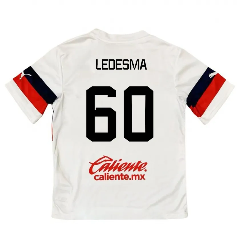 Danxen Kinder Luis Ledesma #60 Weiß Rot Auswärtstrikot Trikot 2024/25 T-Shirt Österreich