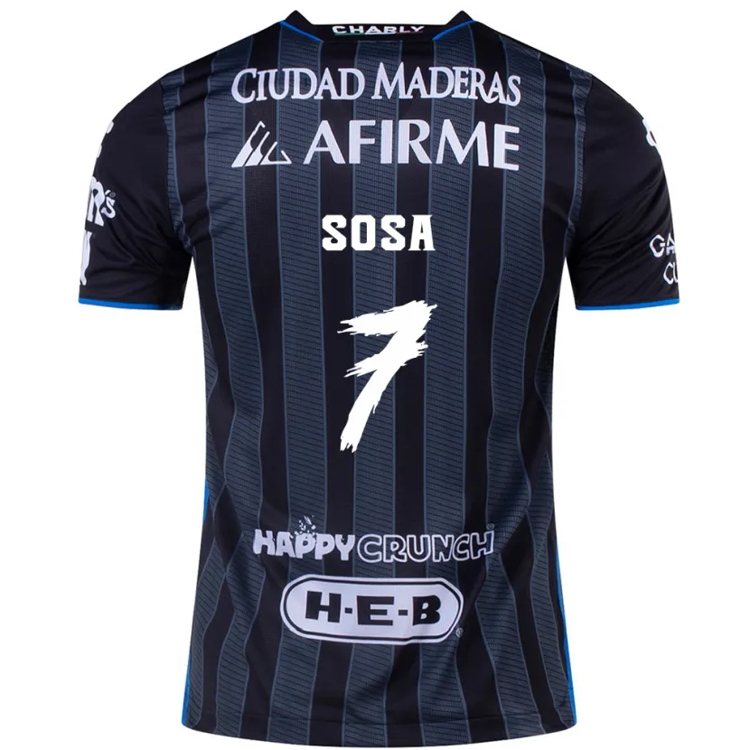 Danxen Kinder Samuel Sosa #7 Weiß Schwarz Auswärtstrikot Trikot 2024/25 T-Shirt Österreich