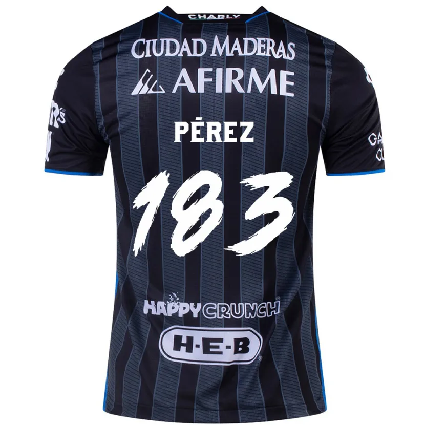 Danxen Kinder Aldahir Pérez #183 Weiß Schwarz Auswärtstrikot Trikot 2024/25 T-Shirt Österreich