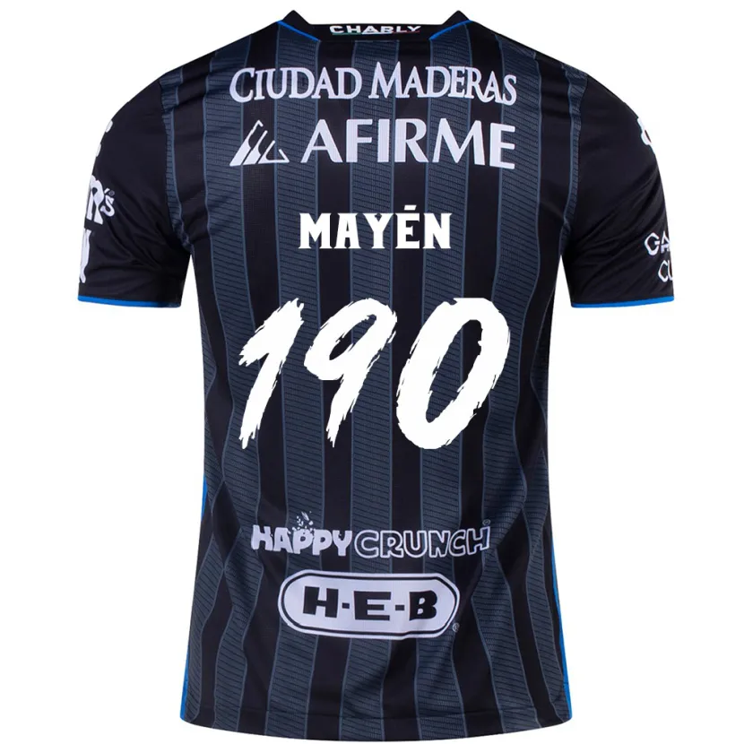 Danxen Kinder Eduardo Mayén #190 Weiß Schwarz Auswärtstrikot Trikot 2024/25 T-Shirt Österreich