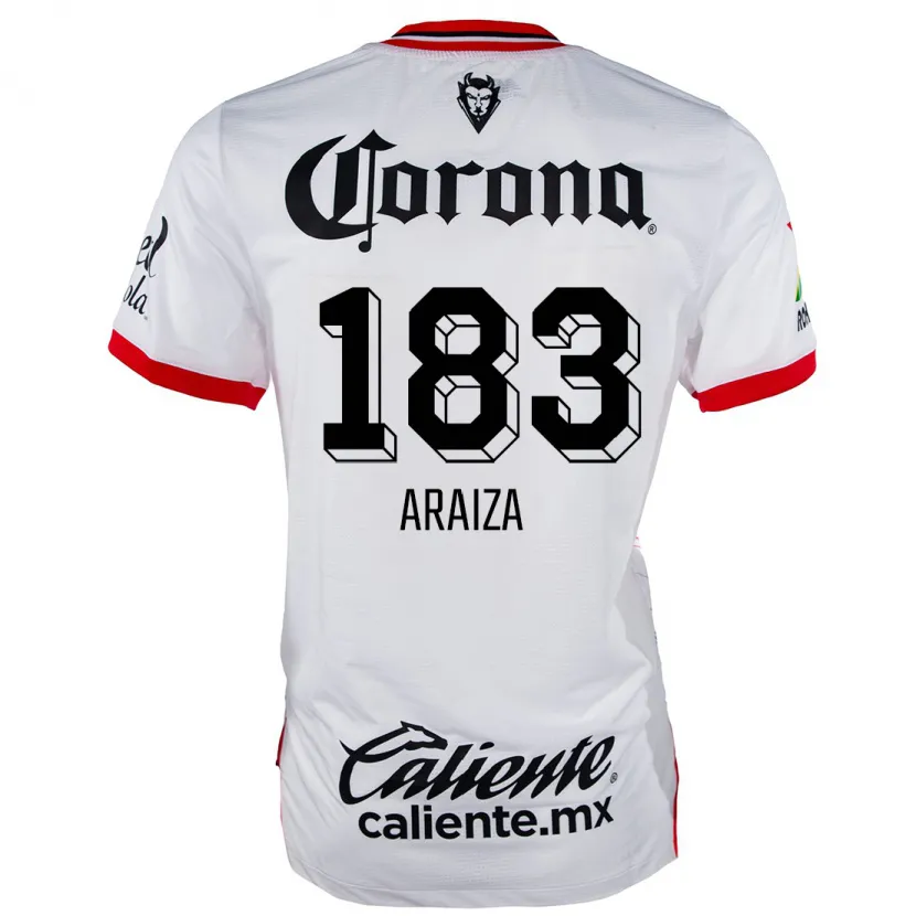 Danxen Kinder Daniel Araiza #183 Weiß Rot Auswärtstrikot Trikot 2024/25 T-Shirt Österreich