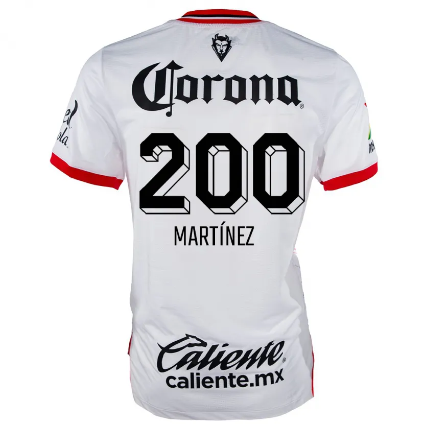 Danxen Kinder Edgar Martínez #200 Weiß Rot Auswärtstrikot Trikot 2024/25 T-Shirt Österreich