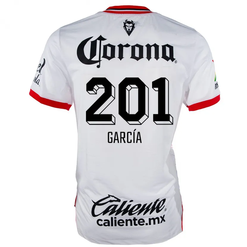 Danxen Kinder Eros García #201 Weiß Rot Auswärtstrikot Trikot 2024/25 T-Shirt Österreich