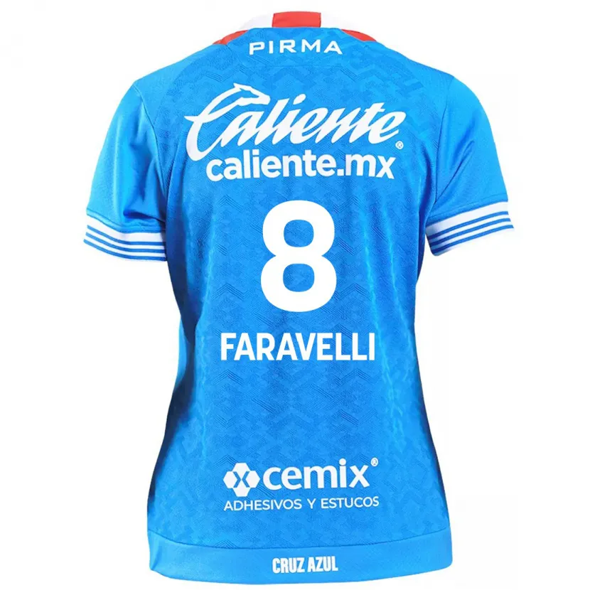 Danxen Herren Lorenzo Faravelli #8 Himmelblau Heimtrikot Trikot 2024/25 T-Shirt Österreich