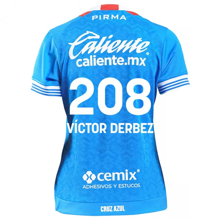 Danxen Herren Louis Víctor Derbez #208 Himmelblau Heimtrikot Trikot 2024/25 T-Shirt Österreich