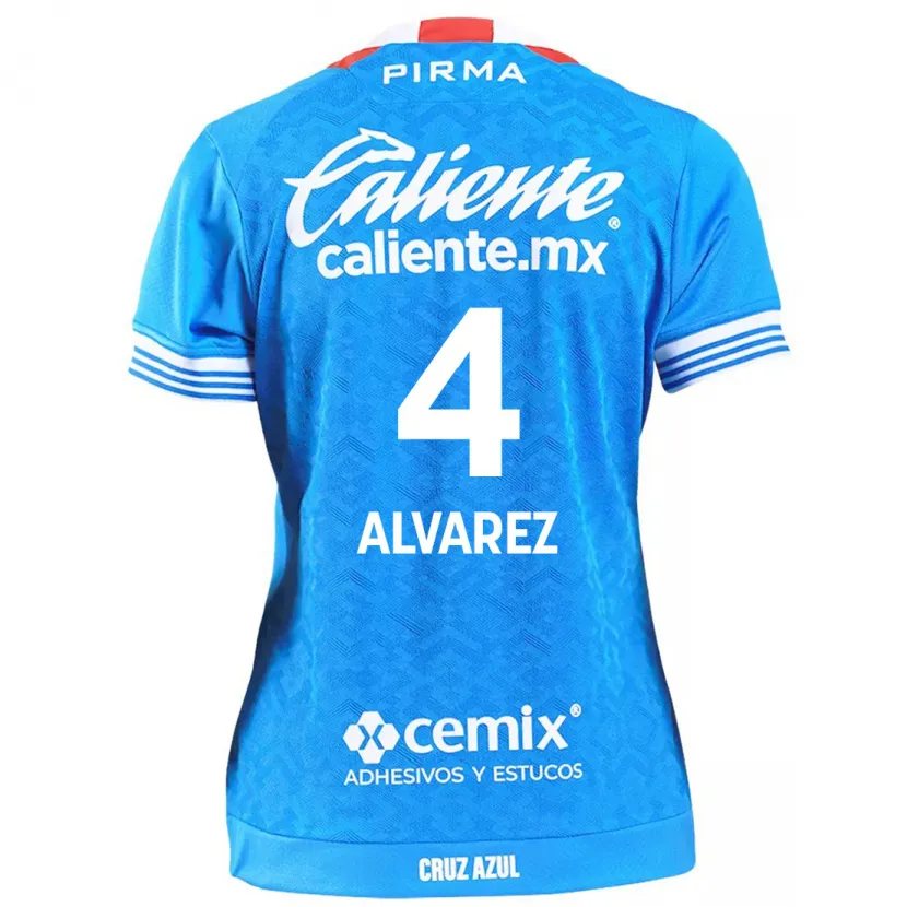 Danxen Herren Gabriela Alvarez #4 Himmelblau Heimtrikot Trikot 2024/25 T-Shirt Österreich