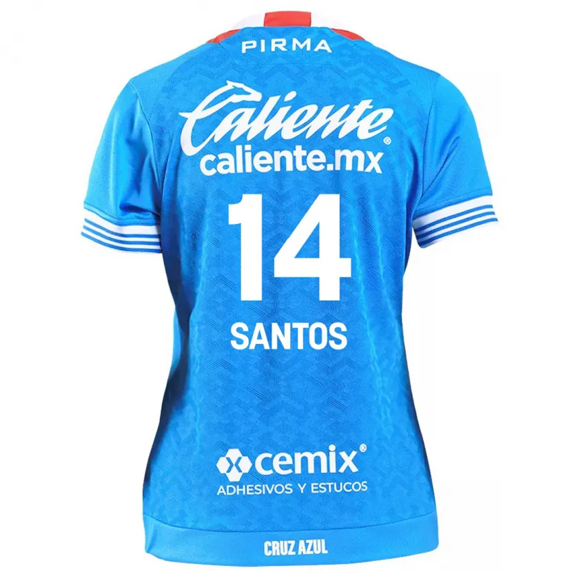 Danxen Herren Eleisa Santos #14 Himmelblau Heimtrikot Trikot 2024/25 T-Shirt Österreich