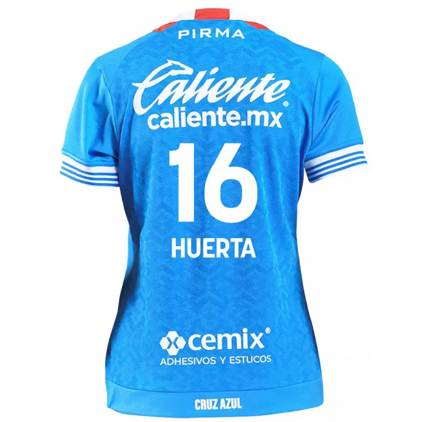 Danxen Herren Ana Gabriela Huerta #16 Himmelblau Heimtrikot Trikot 2024/25 T-Shirt Österreich
