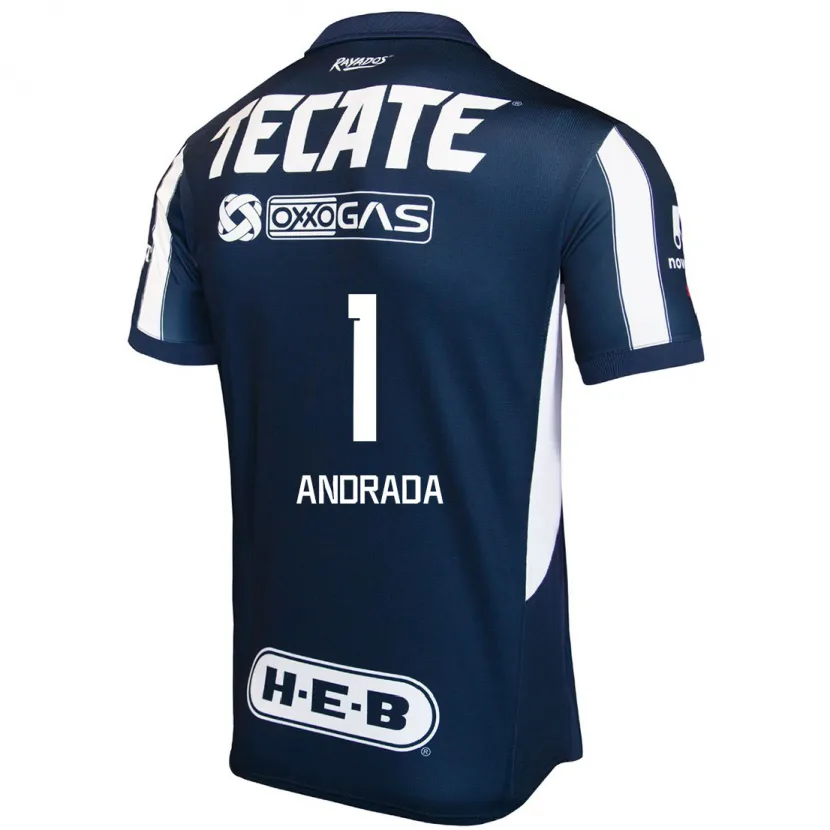 Danxen Herren Esteban Andrada #1 Blau Rot Weiß Heimtrikot Trikot 2024/25 T-Shirt Österreich