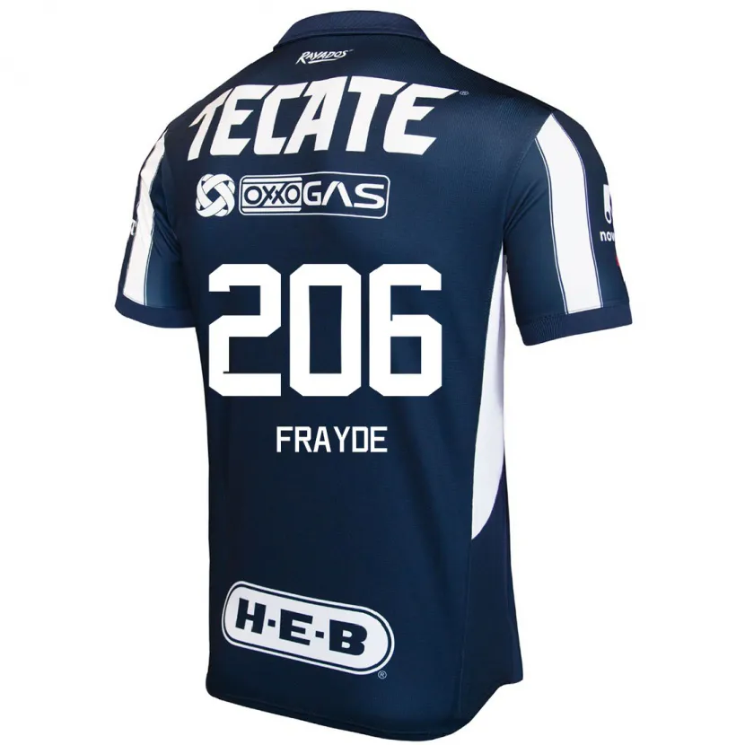 Danxen Herren Carlos Frayde #206 Blau Rot Weiß Heimtrikot Trikot 2024/25 T-Shirt Österreich