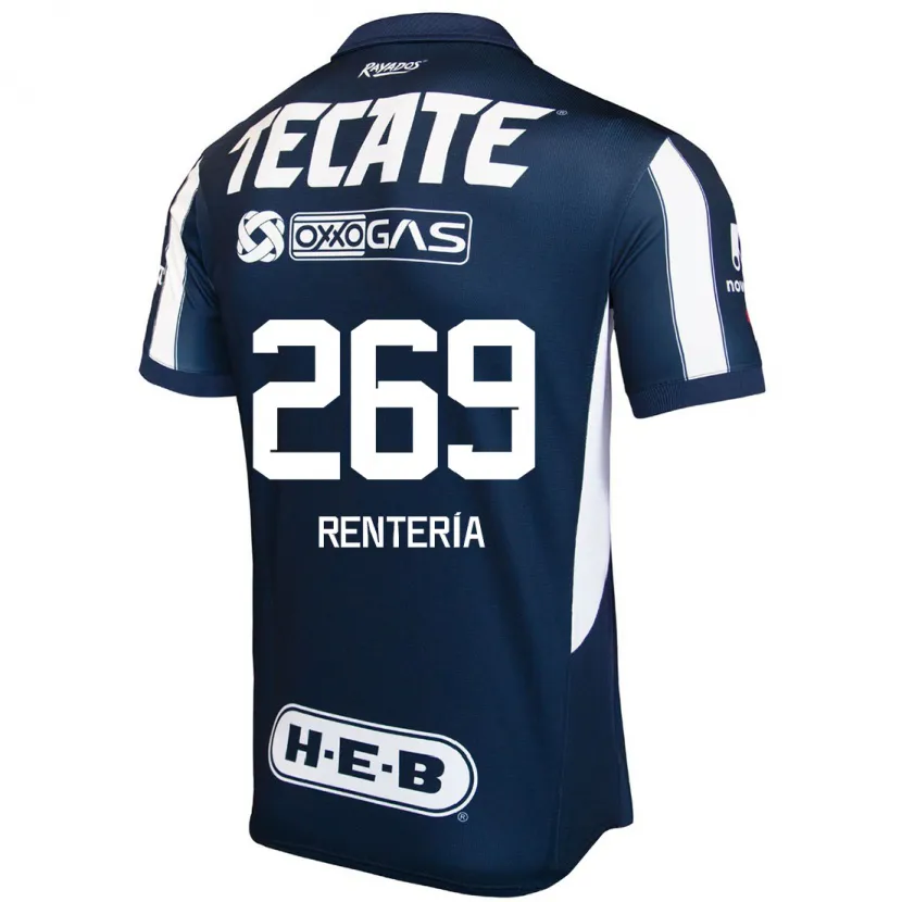 Danxen Herren Rodrigo Rentería #269 Blau Rot Weiß Heimtrikot Trikot 2024/25 T-Shirt Österreich