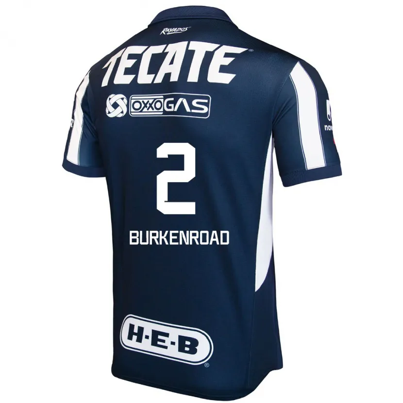 Danxen Herren Christina Burkenroad #2 Blau Rot Weiß Heimtrikot Trikot 2024/25 T-Shirt Österreich