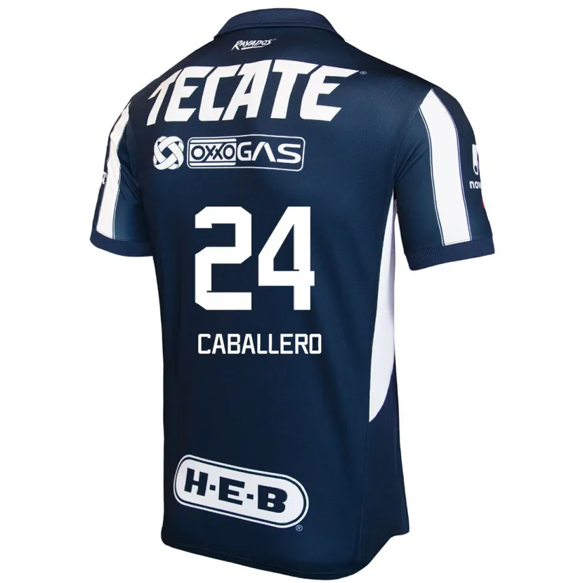 Danxen Herren Mariana Caballero #24 Blau Rot Weiß Heimtrikot Trikot 2024/25 T-Shirt Österreich