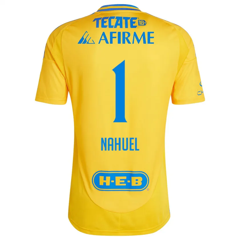Danxen Herren Nahuel Guzmán #1 Goldgelb Heimtrikot Trikot 2024/25 T-Shirt Österreich
