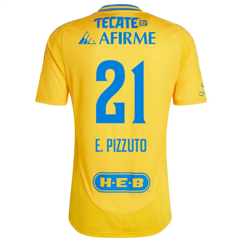 Danxen Herren Eugenio Pizzuto #21 Goldgelb Heimtrikot Trikot 2024/25 T-Shirt Österreich