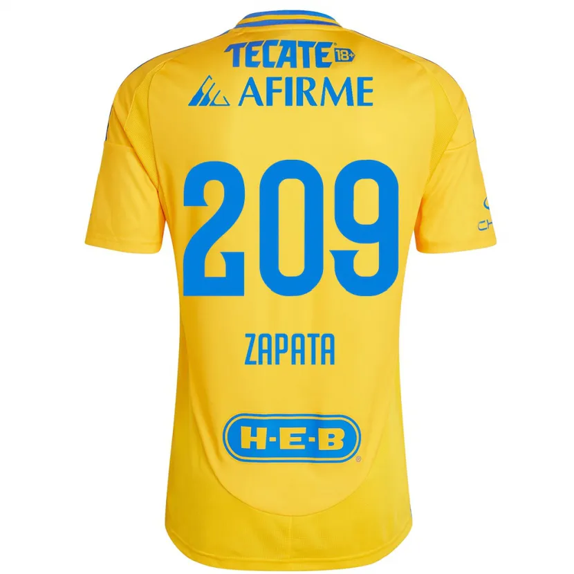 Danxen Herren Jorge Zapata #209 Goldgelb Heimtrikot Trikot 2024/25 T-Shirt Österreich