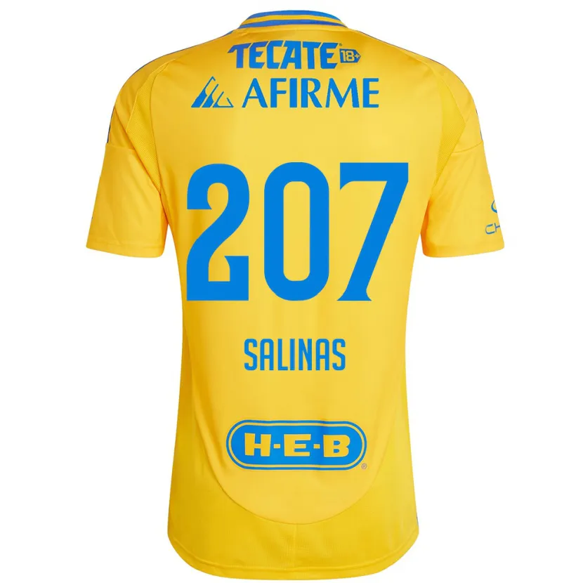 Danxen Herren Marcelo Salinas #207 Goldgelb Heimtrikot Trikot 2024/25 T-Shirt Österreich