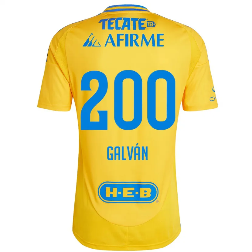 Danxen Herren Isaias Galván #200 Goldgelb Heimtrikot Trikot 2024/25 T-Shirt Österreich