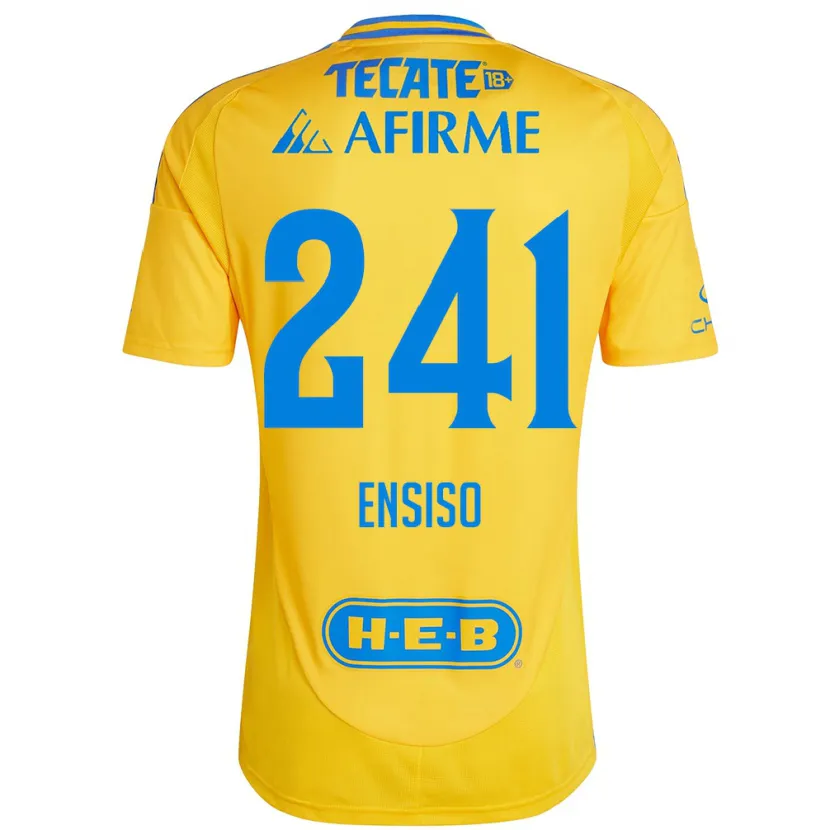 Danxen Herren Eduardo Ensiso #241 Goldgelb Heimtrikot Trikot 2024/25 T-Shirt Österreich