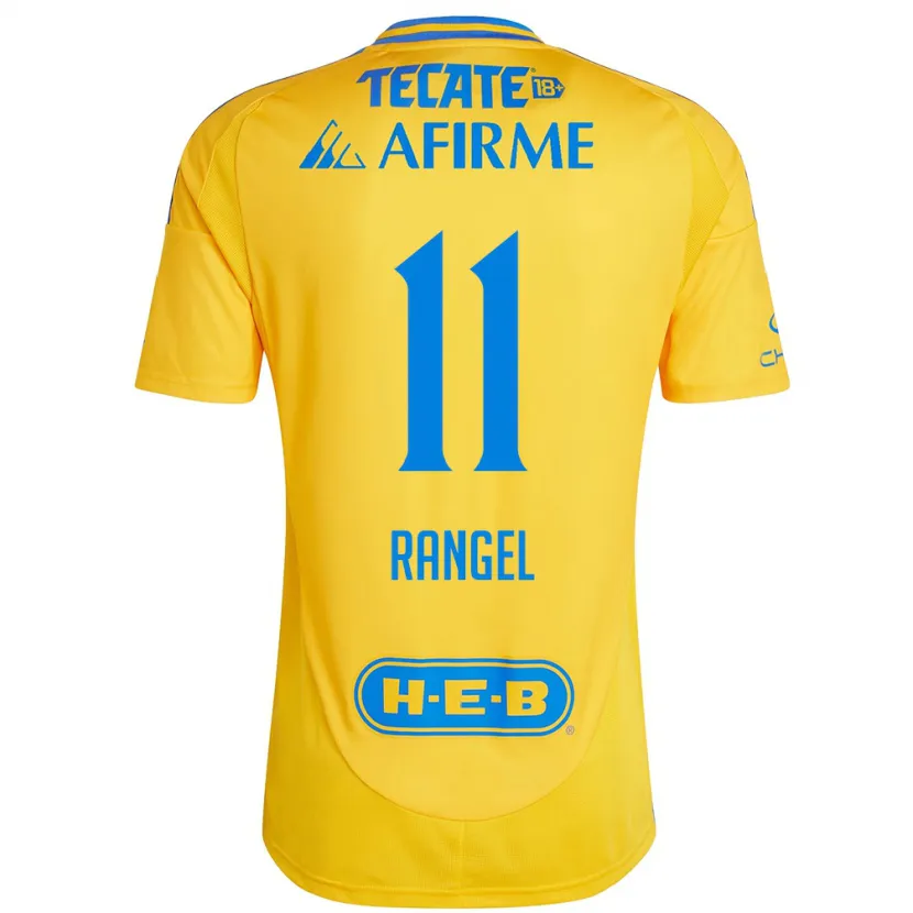Danxen Herren Nayeli Rangel #11 Goldgelb Heimtrikot Trikot 2024/25 T-Shirt Österreich