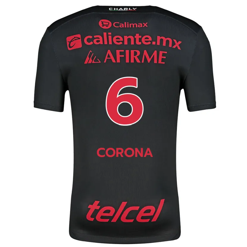Danxen Herren Joe Corona #6 Schwarz Rot Heimtrikot Trikot 2024/25 T-Shirt Österreich
