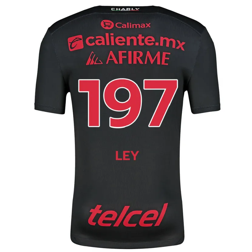 Danxen Herren Emanuel Ley #197 Schwarz Rot Heimtrikot Trikot 2024/25 T-Shirt Österreich