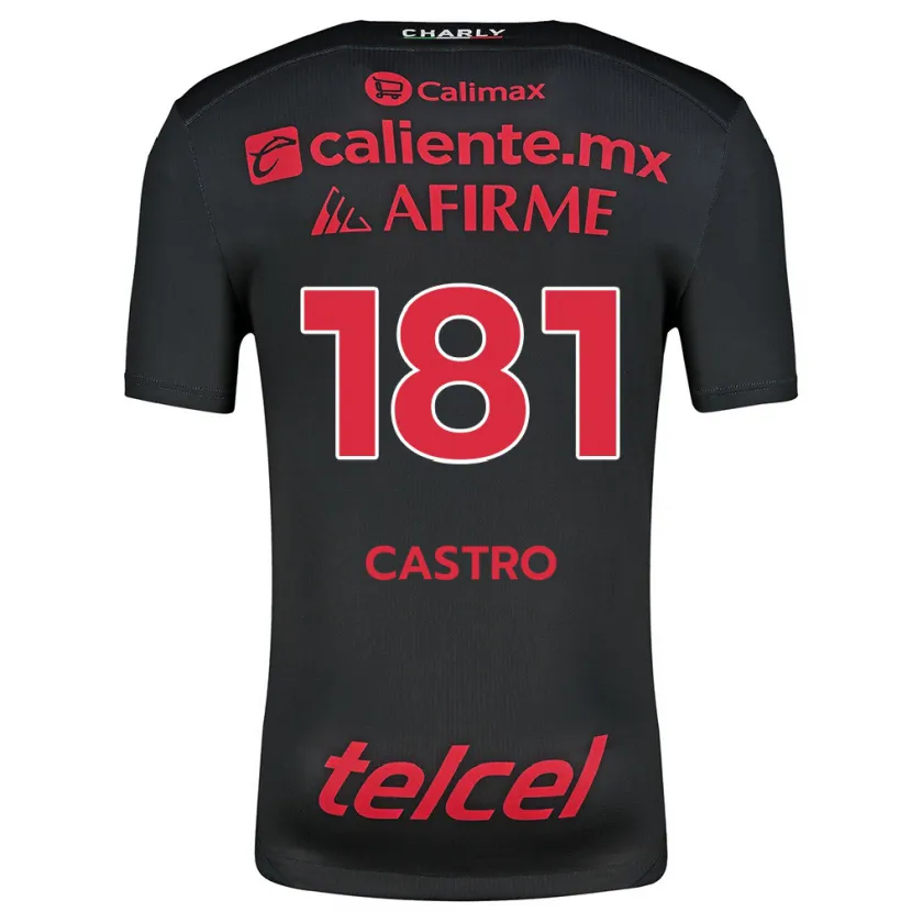 Danxen Herren José Castro #181 Schwarz Rot Heimtrikot Trikot 2024/25 T-Shirt Österreich
