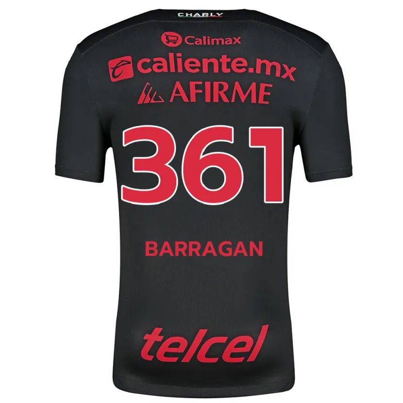 Danxen Herren Jesús Barragán #361 Schwarz Rot Heimtrikot Trikot 2024/25 T-Shirt Österreich