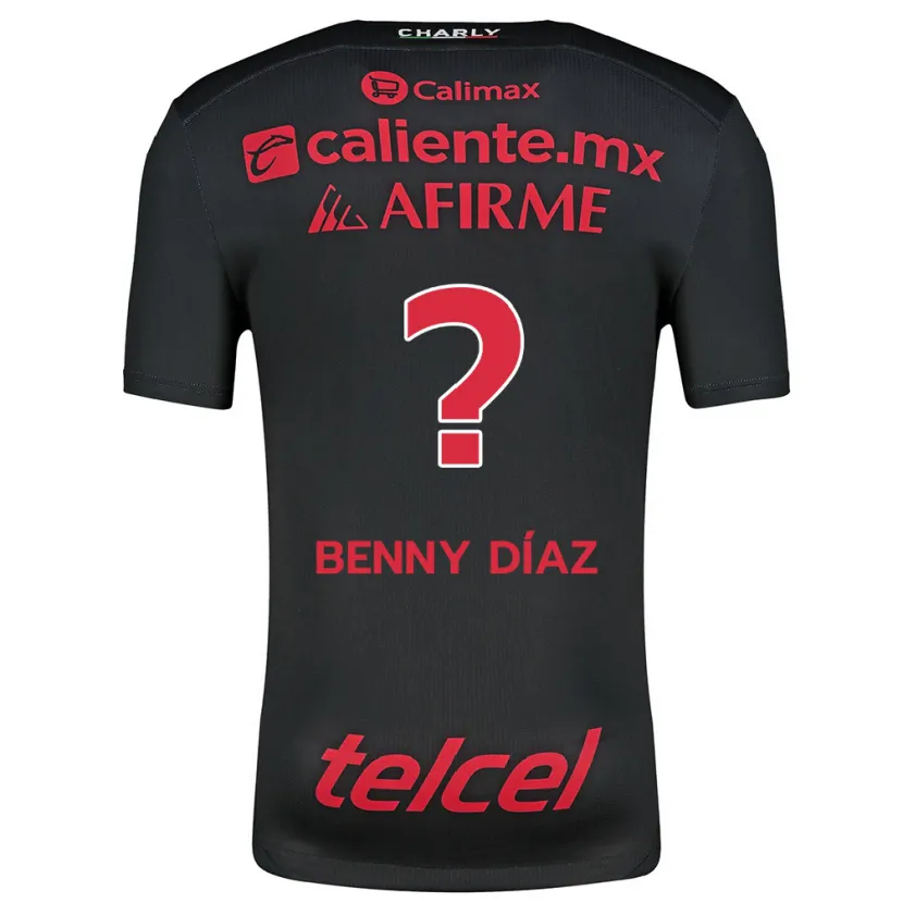 Danxen Herren Benny Díaz #0 Schwarz Rot Heimtrikot Trikot 2024/25 T-Shirt Österreich