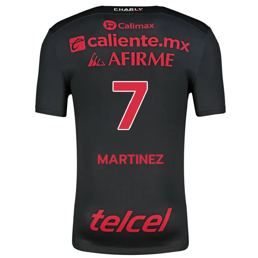 Danxen Herren Alejandro Martínez #7 Schwarz Rot Heimtrikot Trikot 2024/25 T-Shirt Österreich