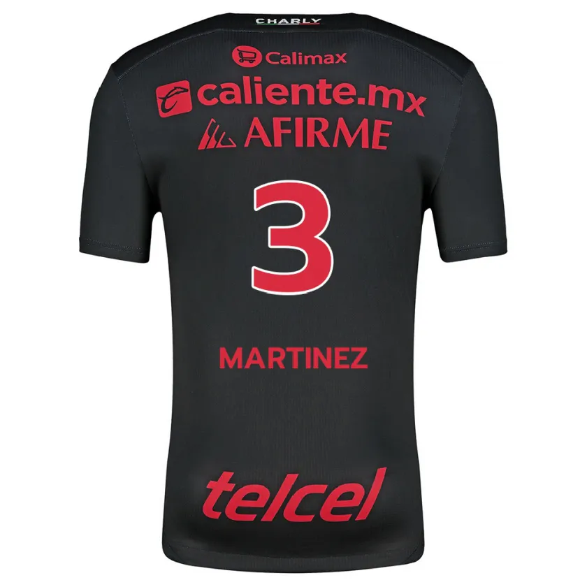 Danxen Herren Nathaly Martínez #3 Schwarz Rot Heimtrikot Trikot 2024/25 T-Shirt Österreich