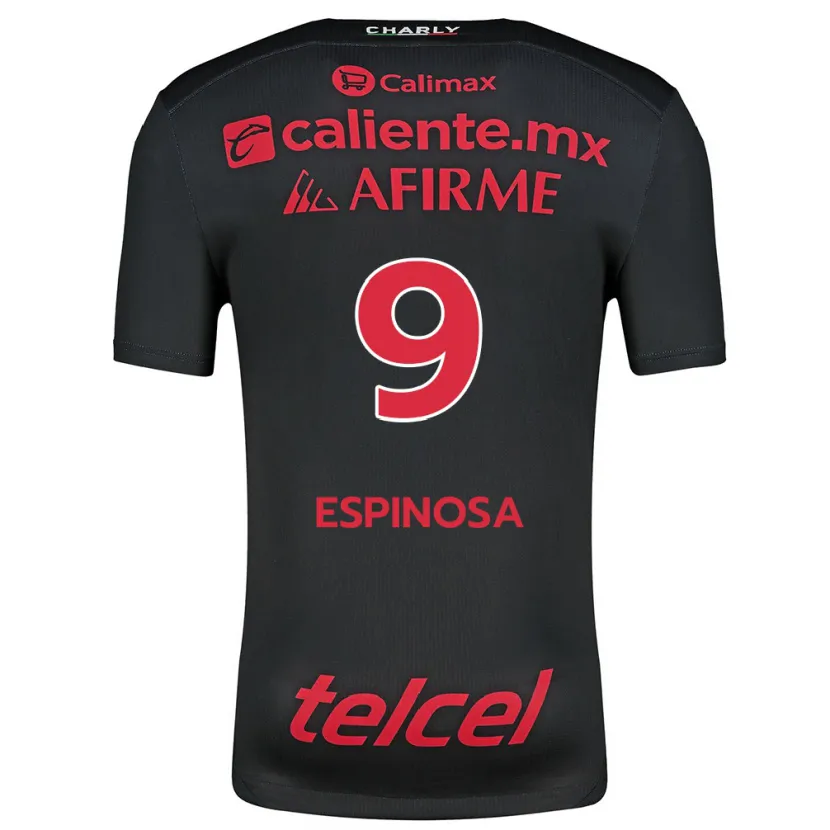 Danxen Herren Daniela Espinosa #9 Schwarz Rot Heimtrikot Trikot 2024/25 T-Shirt Österreich