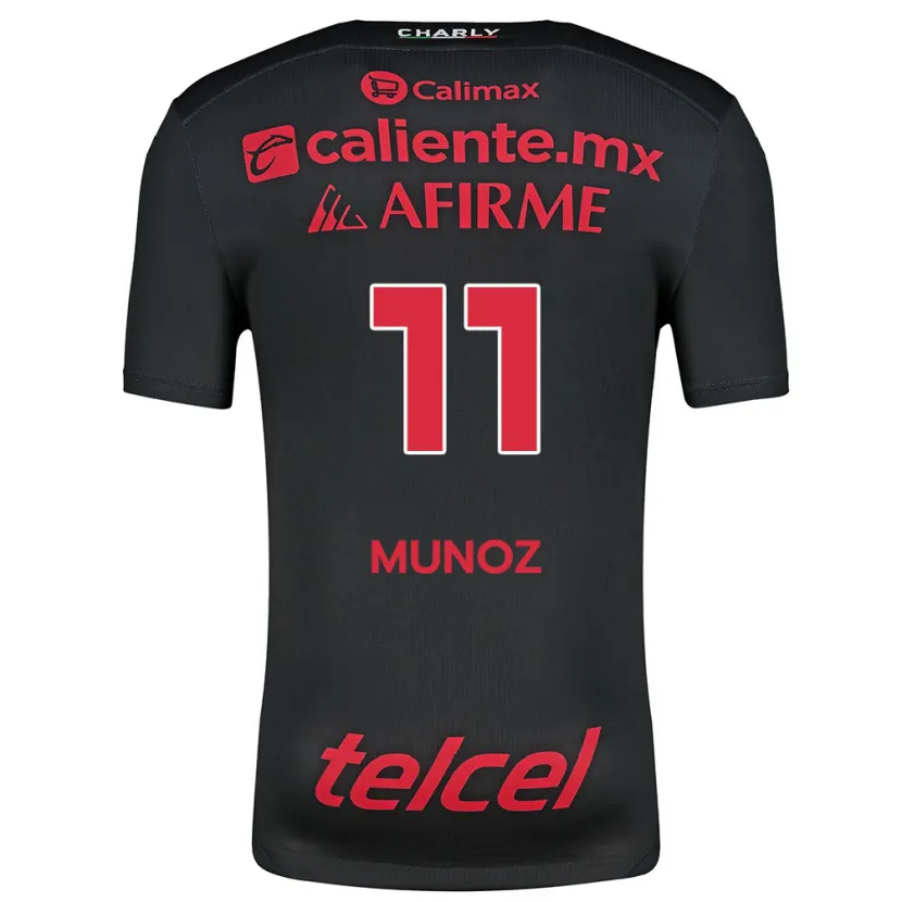 Danxen Herren Sanjuana Muñoz #11 Schwarz Rot Heimtrikot Trikot 2024/25 T-Shirt Österreich
